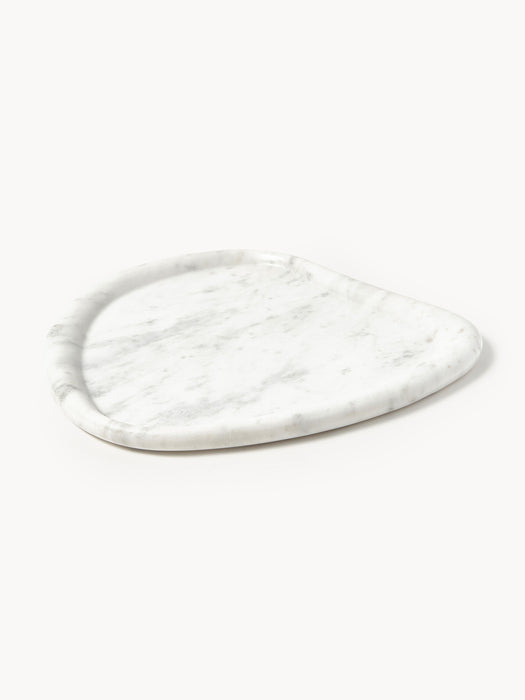 Decorative Marble Tray Meringue W 32 cm