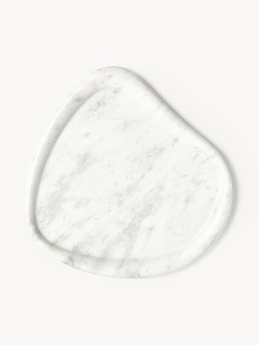 Decorative Marble Tray Meringue W 32 cm