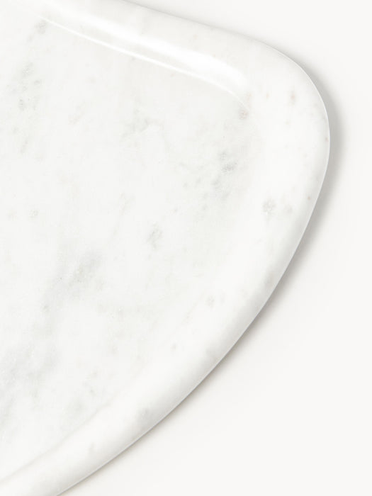 Decorative Marble Tray Meringue W 32 cm