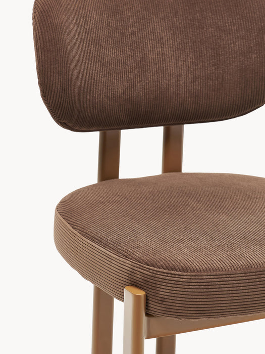 Upholstered Corduroy Dining Chair Adrien