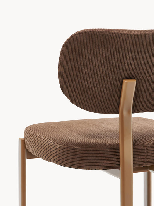 Upholstered Corduroy Dining Chair Adrien