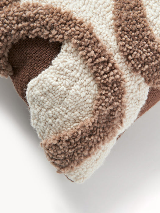 Jiri XL Hand-Tufted Cushion Cover with Tufted Design