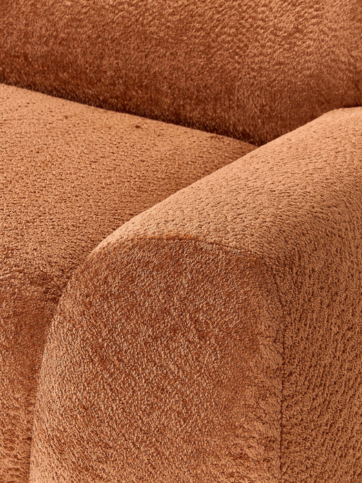 Modular Teddy Boucl Corner Sofa Wolke 4-seater