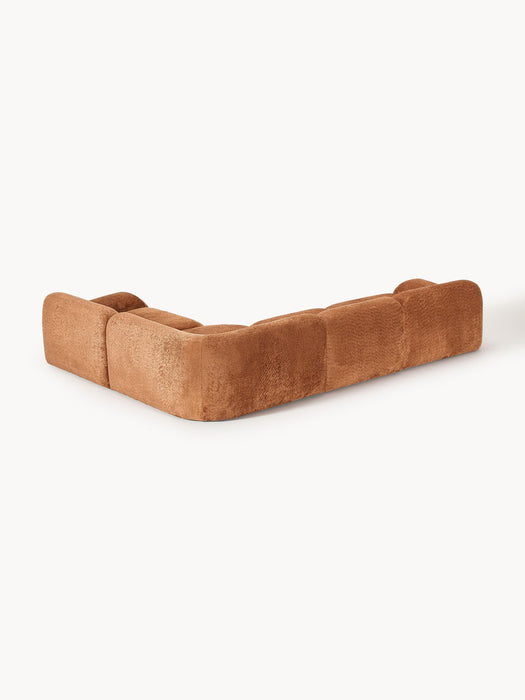 Wolke Modular Teddy Bouclé Corner Sofa (4-seater)