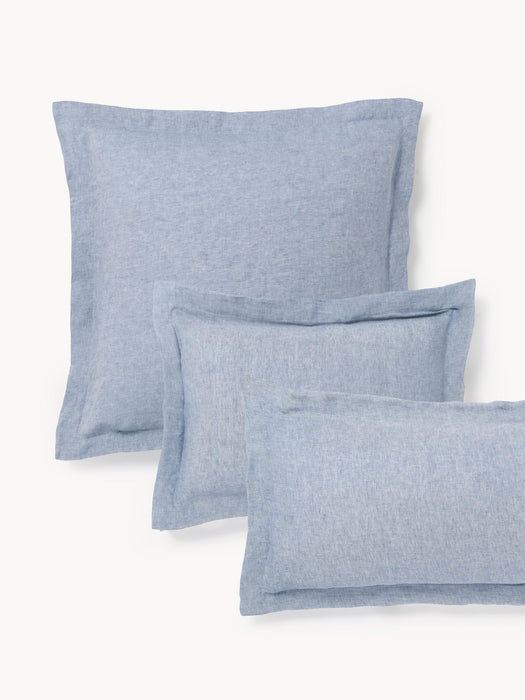 Linen Pillowcase Linna with Oxford Border