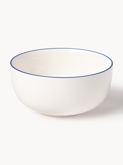 Porcelain Cereal Bowls Facile Set of 2