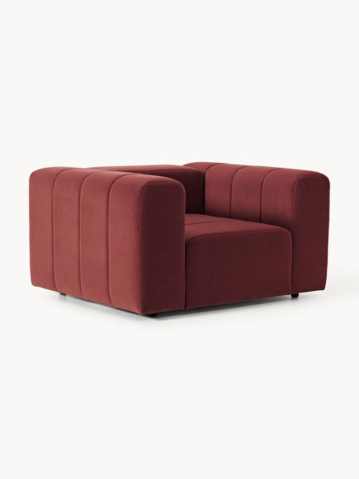 Velvet Lounge Chair Lena
