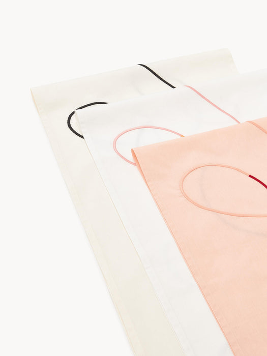 Sue Table Runner with Abstract Embroidery
