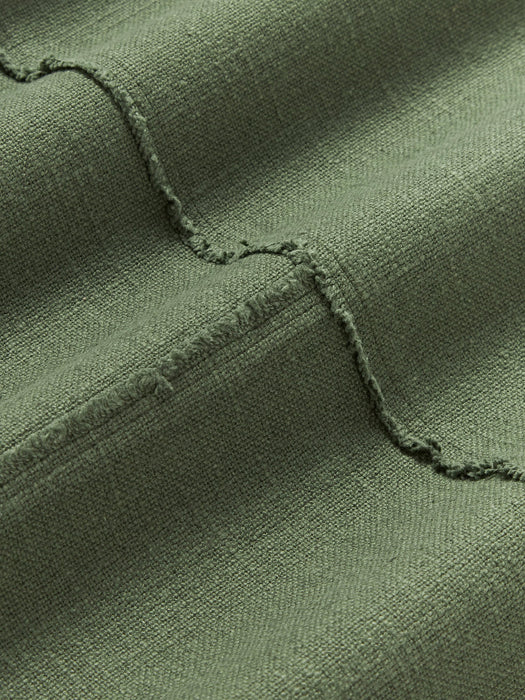 Terre Handwoven Cushion Cover with Decorative Seam