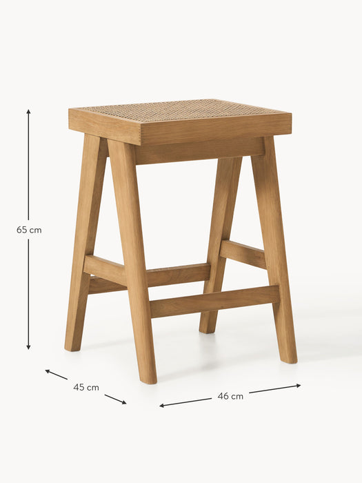 Counter Stool Sissi with Viennese Wickerwork