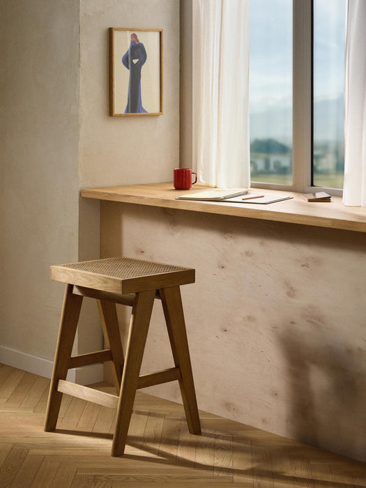 Counter Stool Sissi with Viennese Wickerwork