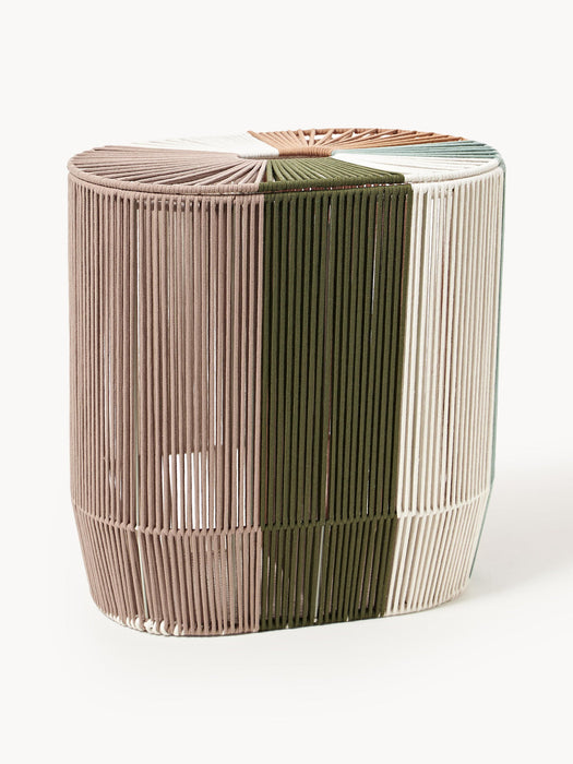 Gabe Handwoven Double Laundry Basket in Rope