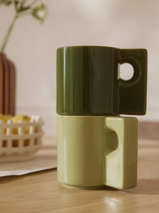Porcelain Mugs Keira Set of 2