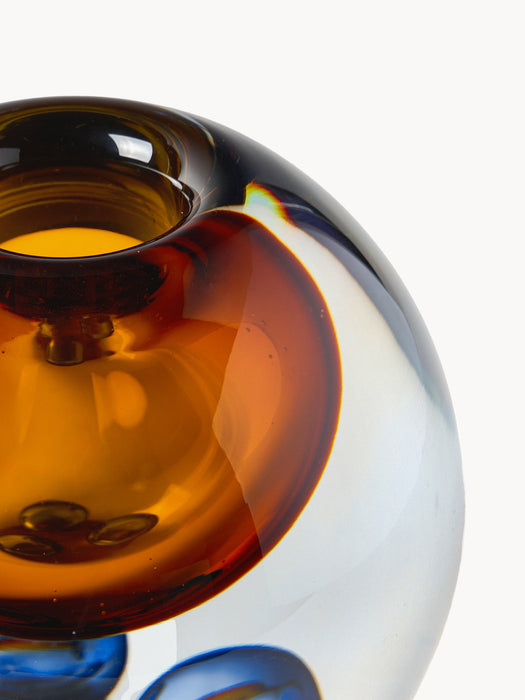 Tyron Mouth-Blown Glass Vase, H 17 cm