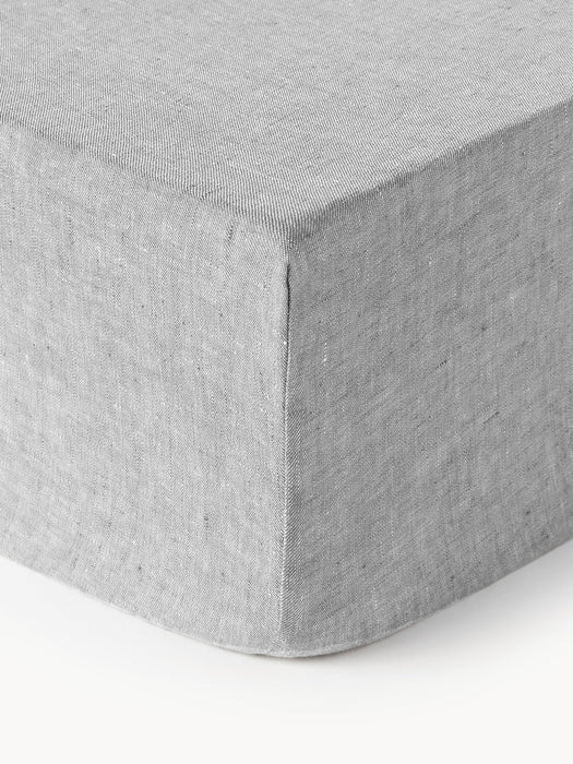 Linna Boxspring Fitted Sheet, Linen