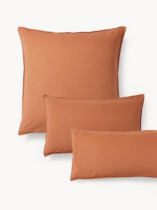 Washed Cotton Percale Pillowcase Debbie