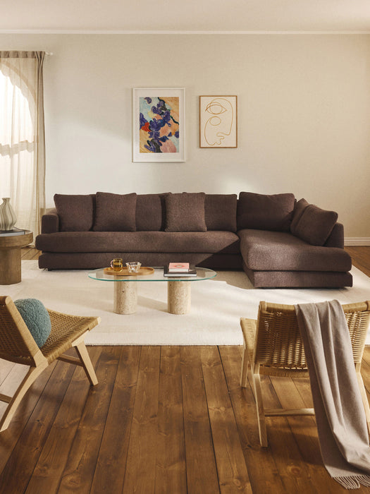Tribeca BouclÃ© Corner Sofa (4-seater)