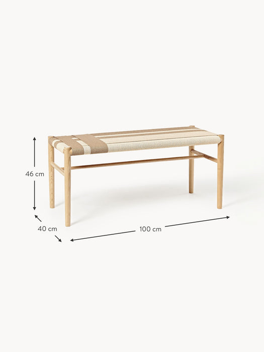 Ash Wood Bench Mani