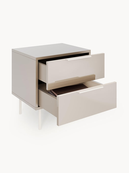 High-Gloss Bedside Table Lennie