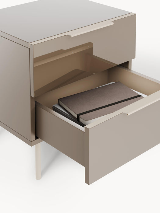 High-Gloss Bedside Table Lennie