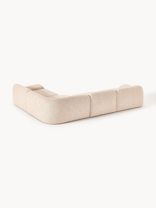 Wolke Modular Bouclé Corner Sofa (4-seater)