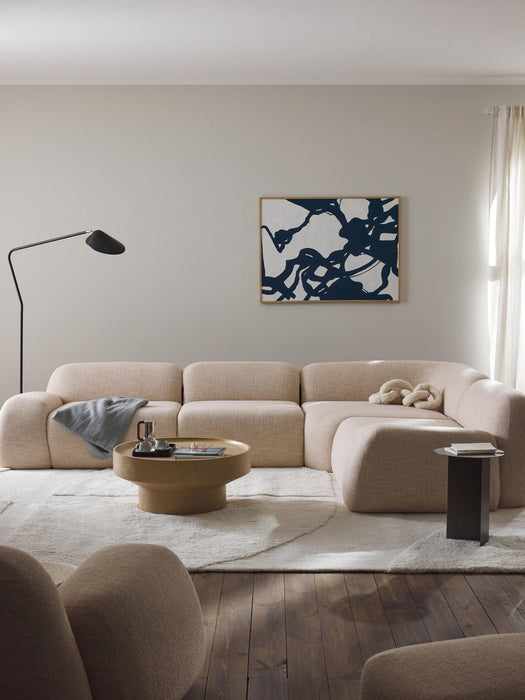 Wolke Modular Bouclé Corner Sofa (4-seater)