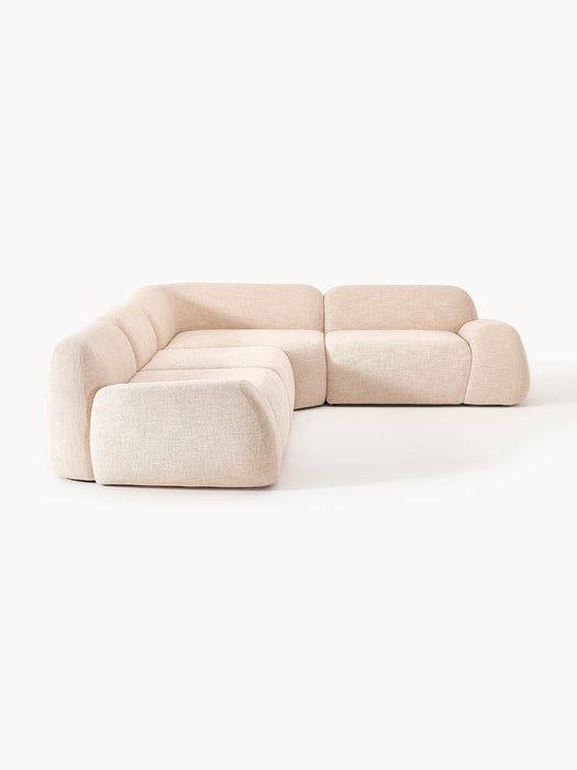 Wolke Modular Bouclé Corner Sofa (4-seater)