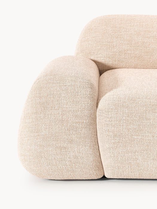 Modular Boucl Corner Sofa Wolke 4-seater