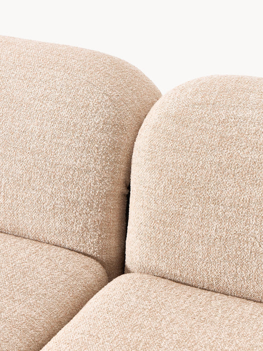 Modular Boucl Corner Sofa Wolke 4-seater