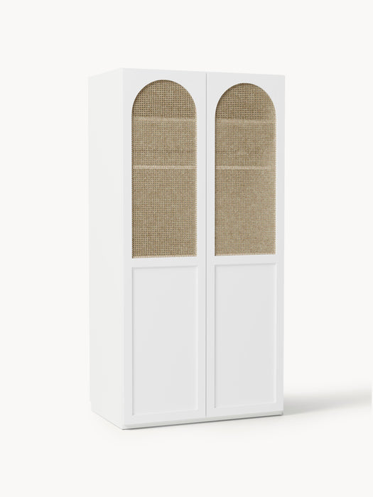 Modular Hinged Door Wardrobe Jeanne 100 cm Wide in various sizes