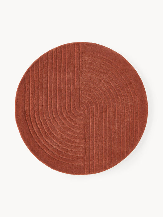 Mason Round Hand-Tufted Wool Rug
