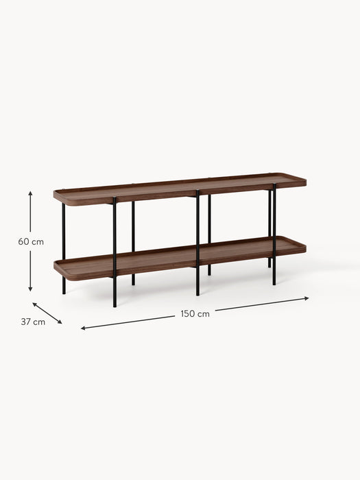 Low Wooden Shelving Unit Renee