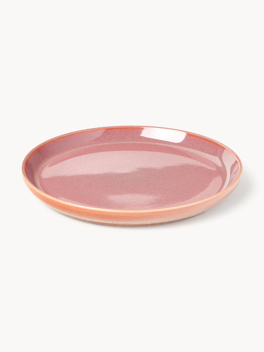 Reactive Glaze Breakfast Plates Havana Set of 4
