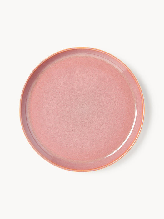Reactive Glaze Breakfast Plates Havana Set of 4