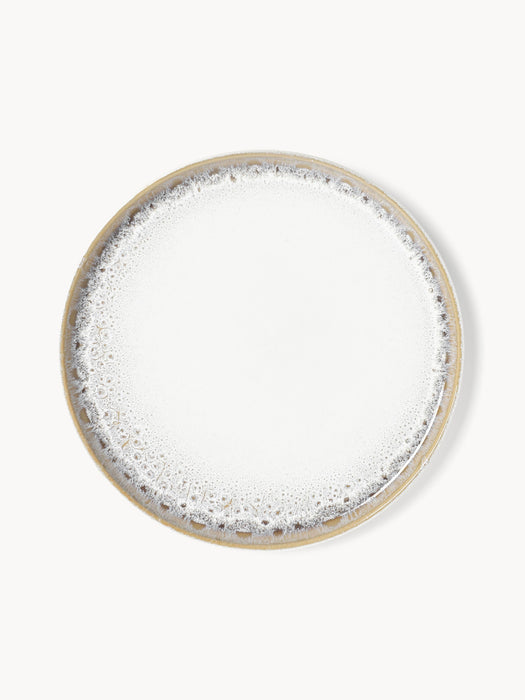 Handmade Dinner Plates Danza with Reactive Glaze Set of 4