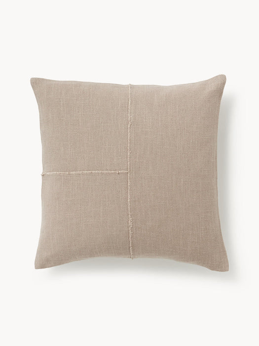 Terre Handwoven Cushion Cover with Decorative Seam