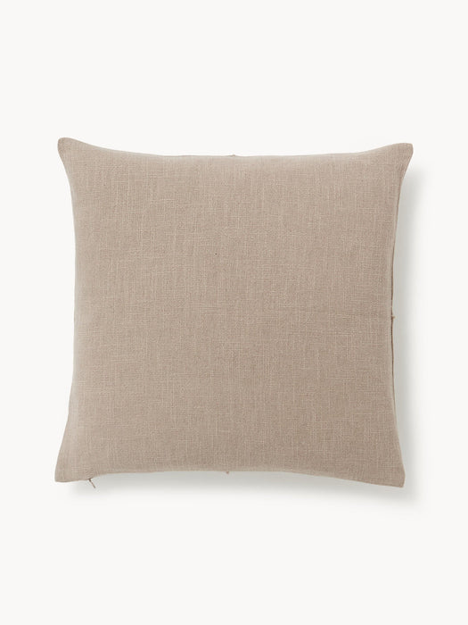 Terre Handwoven Cushion Cover with Decorative Seam