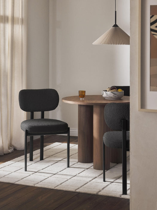 Upholstered Boucl Dining Chair Adrien