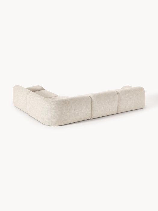 Wolke Modular Bouclé Corner Sofa (4-seater)