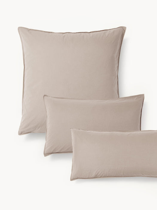Washed Cotton Percale Pillowcase Debbie