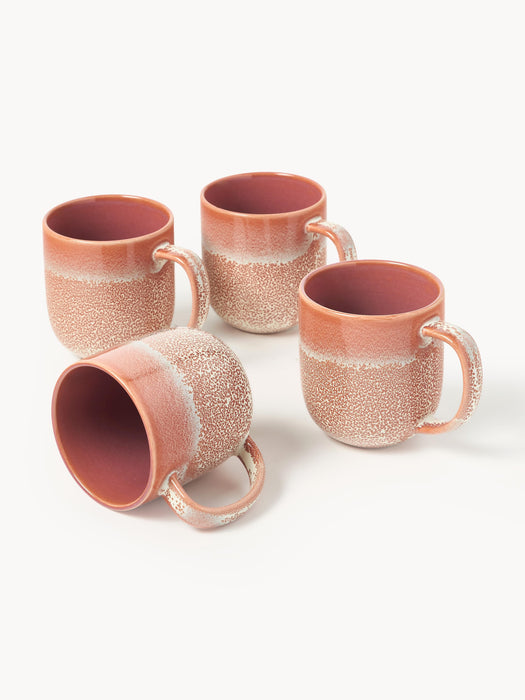 Mugs Havana with Reactive Glaze Set of 4