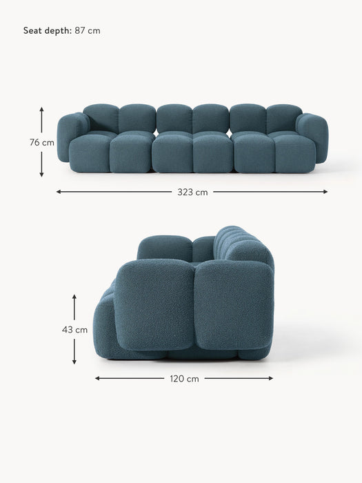 Boucl Modular Sofa Tayla 4-seater