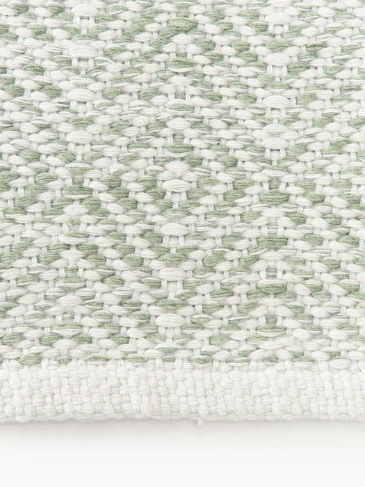 Rika Hand-Woven Indoor & Outdoor Runner with Diamond Pattern
