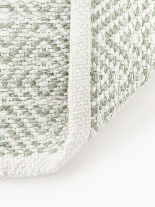 Rika Hand-Woven Indoor & Outdoor Runner with Diamond Pattern