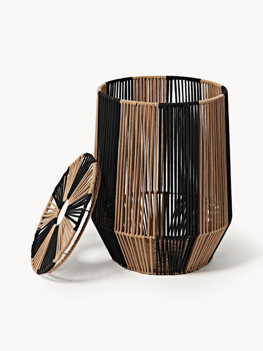 Gabe Handwoven Rope Laundry Baskets, Set of 2