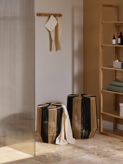 Gabe Handwoven Rope Laundry Baskets, Set of 2