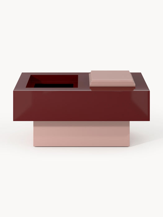 Rectangular Coffee Table Alessa with Storage Space