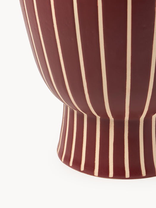 Hand-Painted Cover Pot Elio H 23 cm