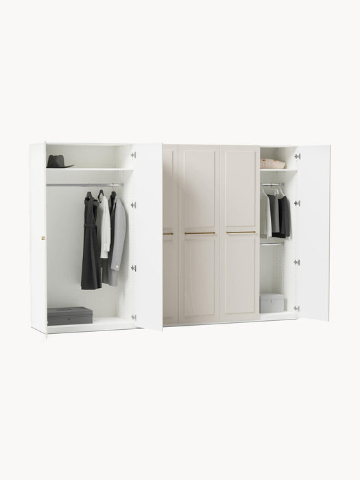 Charlotte Modular Hinged Door Wardrobe, 300 cm Wide, in various sizes