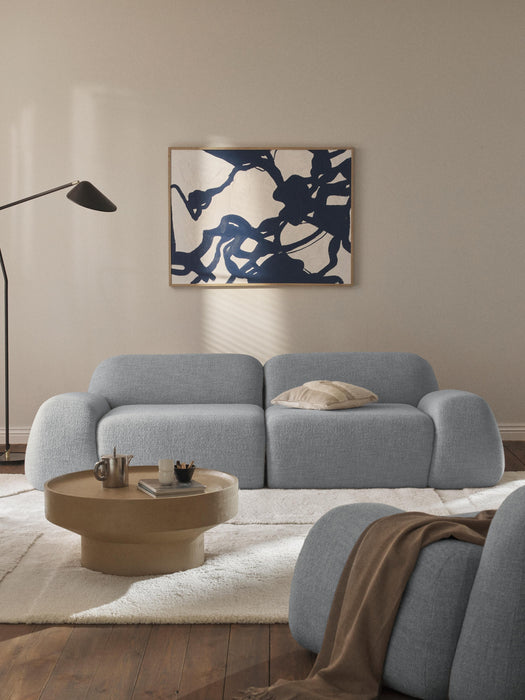 Modular Boucl Sofa Wolke 3-seater